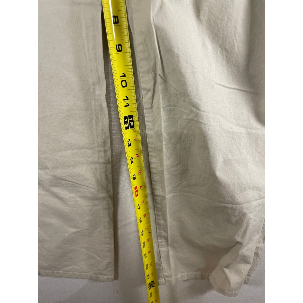 Talbots Womens 10 Khaki Tan Stretch Straight Leg Trousers Chino Pants F122 - Picture 6 of 9